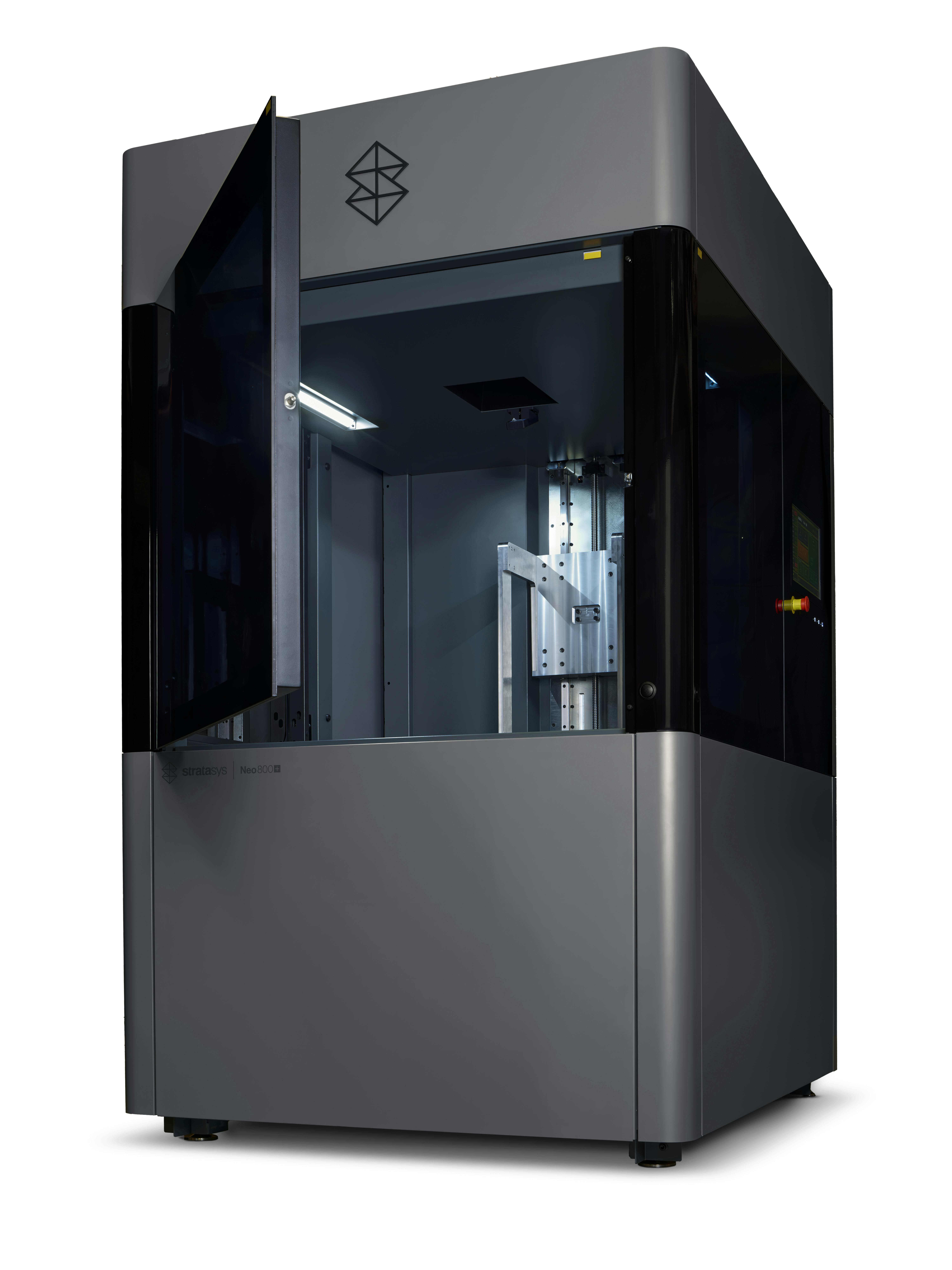 The Stratasys Neo800+ is tailored for high-quality parts, in industries such as aerospace and automotive.