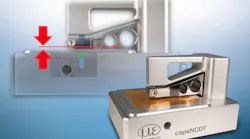 This Micro-Epsilon measuring system determines thickness of electrically conductive films, such as battery films.