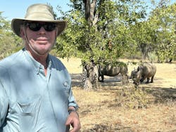 Jay Waddell says Africa is one of his favorite places to visit, going to small safari camps to enjoy nature. Jay Waddell says Africa is one of his favorite places to visit, going to small safari camps to enjoy nature.