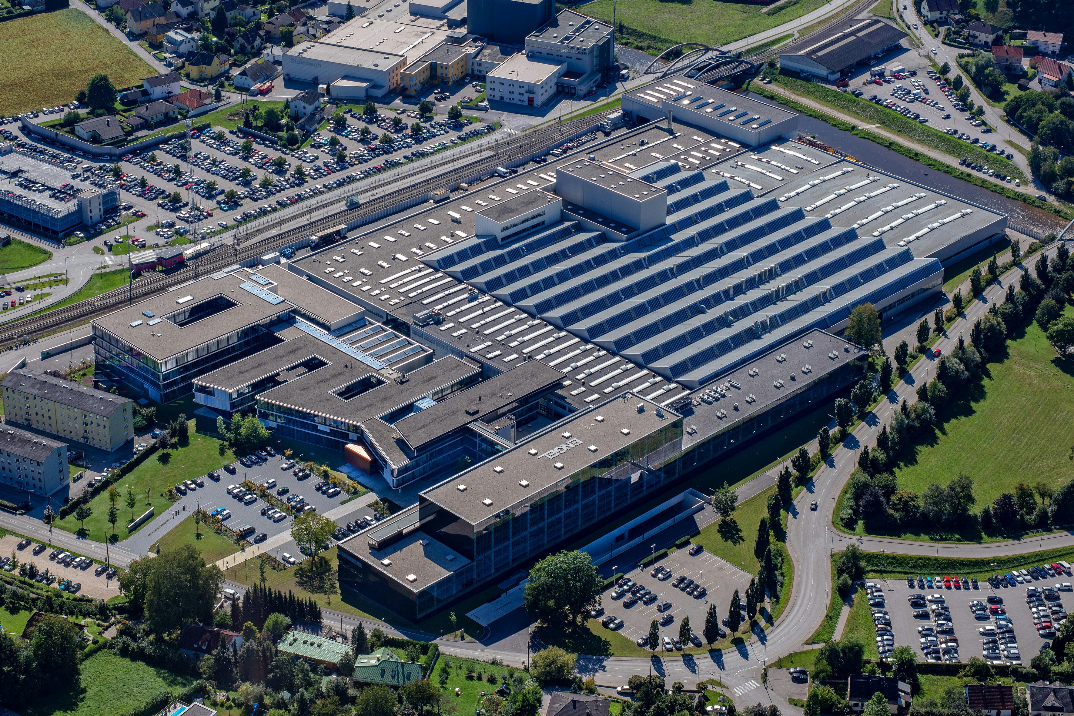 The headquarters of Engel Group in Schwertberg, Austria.