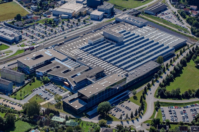 The headquarters of Engel Group in Schwertberg, Austria.