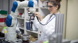 Cobots employ laser safety scanners so they can work in close proximity to people.