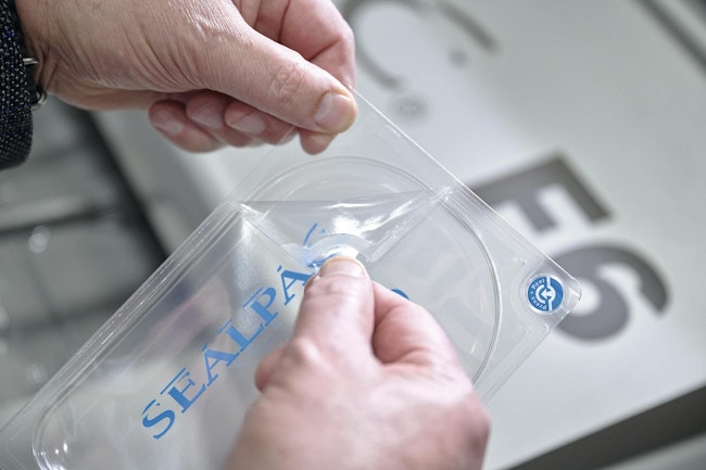 A tray produced with a Sealpac F-series thermoformer.