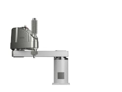 Epson says it is using its new GX-C SCARA robots to manufacture its own electronics. This is a GX20C. Epson says it is using its new GX-C SCARA robots to manufacture its own electronics. This is a GX20C.