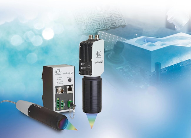 Micro-Epsilon's confocalDT sensors are precise and fast.