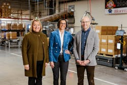 Hoffer Plastics' third-generation co-CEOs, from left, Gretchen Hoffer Farb, Charlotte Canning and Alex Hoffer have relied on a leadership coach to help them work together and make decisions as a team. Hoffer Plastics' third-generation co-CEOs, from left, Gretchen Hoffer Farb, Charlotte Canning and Alex Hoffer have relied on a leadership coach to help them work together and make decisions as a team.