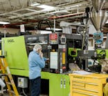 An employee at Hoffer Plastics works on an all-electric Engel e-mac 195 injection molding machine appropriate for making medical devices, electronics and packaging. When it comes to her employees, co-CEO Gretchen Hoffer Farb calls herself a 'mama bear'. An employee at Hoffer Plastics works on an all-electric Engel e-mac 195 injection molding machine appropriate for making medical devices, electronics and packaging. When it comes to her employees, co-CEO Gretchen Hoffer Farb calls herself a 'mama bear'.