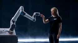 Universal Robots says the UR15 cobot is fast and agile. Universal Robots says the UR15 cobot is fast and agile.