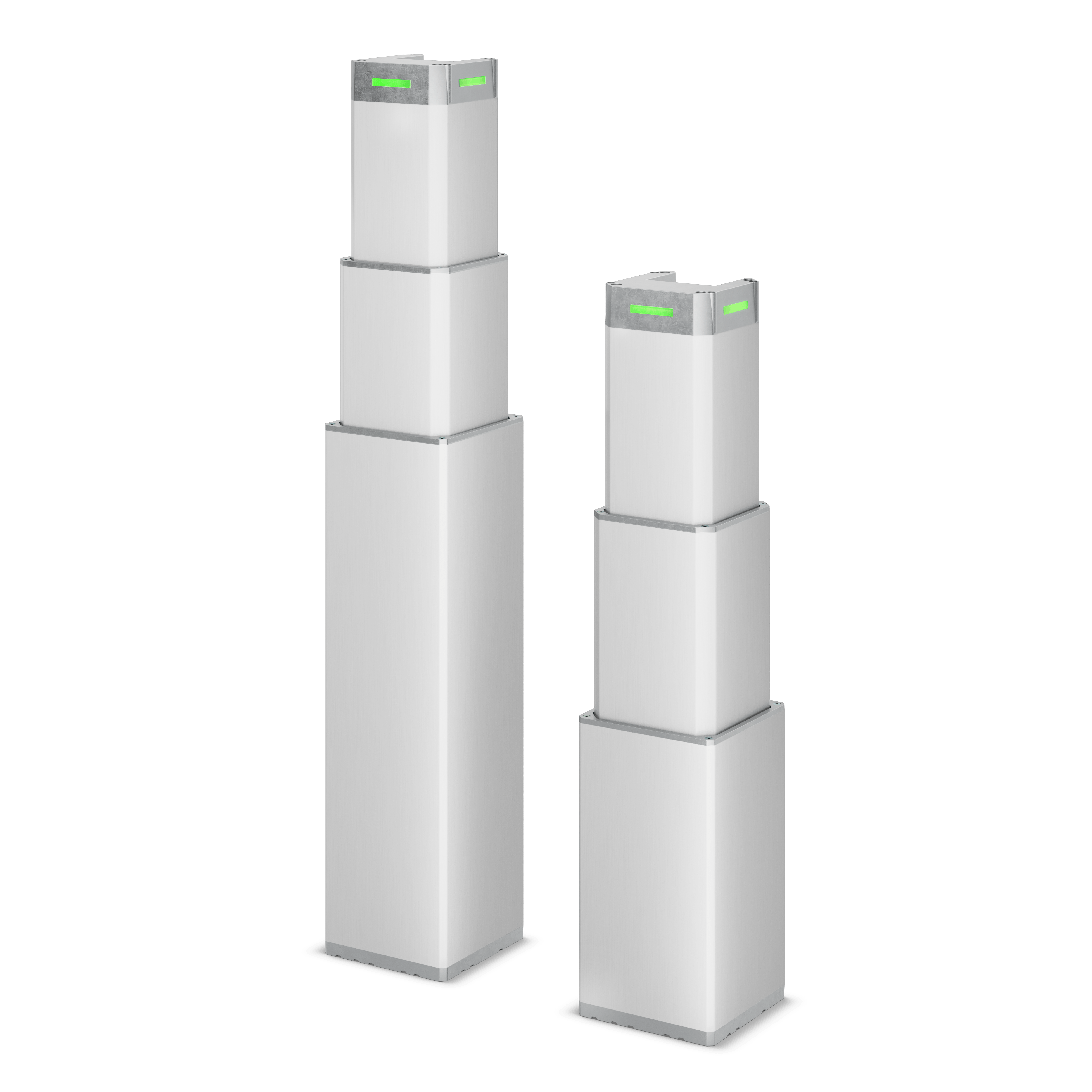 The Elevate-LC3 IC lifting column from Linak acts as a seventh axis to extend a cobot's reach.