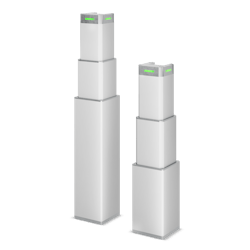 The Elevate-LC3 IC lifting column from Linak acts as a seventh axis to extend a cobot's reach. The Elevate-LC3 IC lifting column from Linak acts as a seventh axis to extend a cobot's reach.