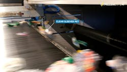 Pellenc's AISee technology provides real-time information on a waste stream. Pellenc's AISee technology provides real-time information on a waste stream.