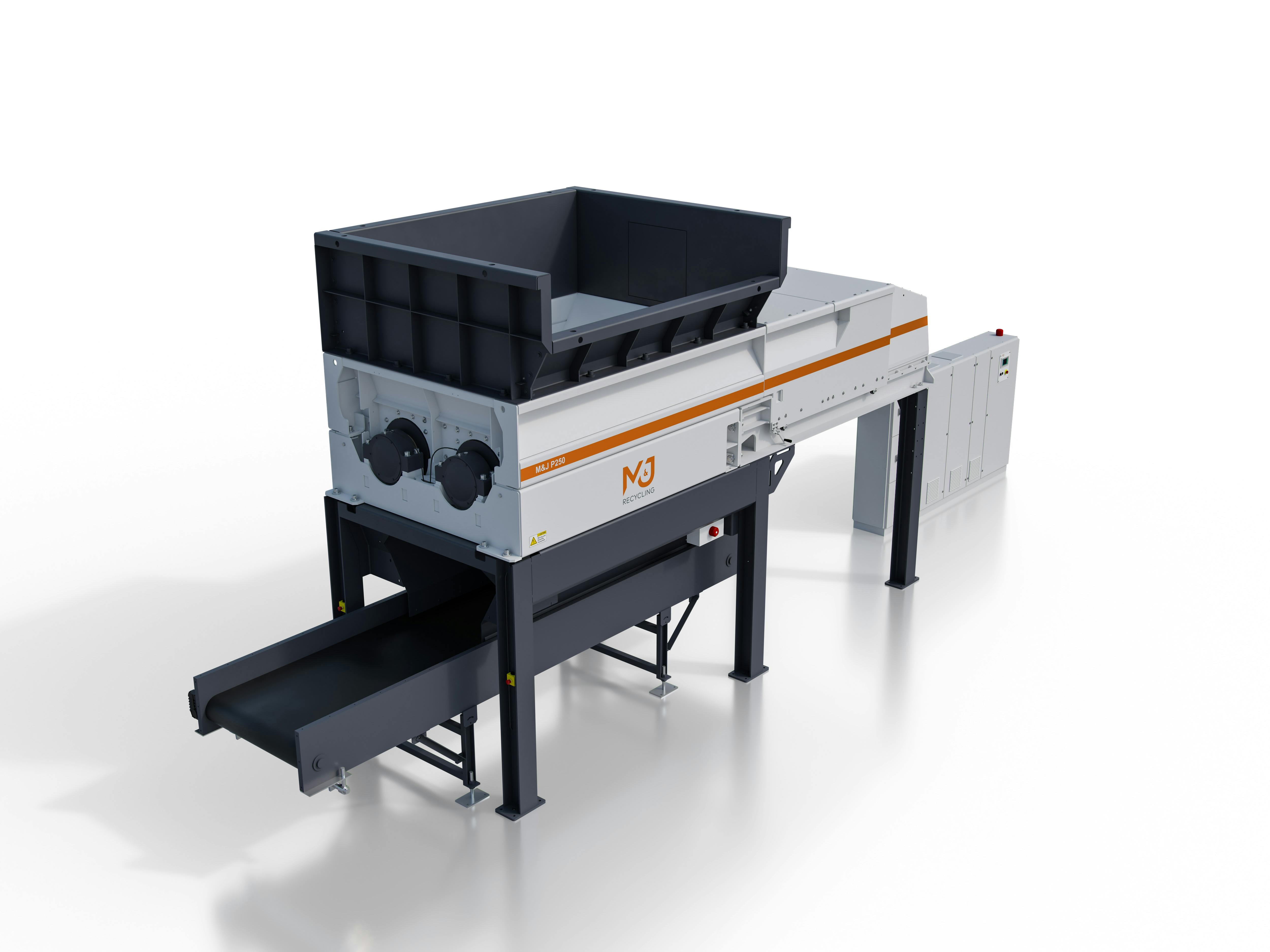 The M&J P250e's ReCapture system captures and reuses energy during shaft reversals.