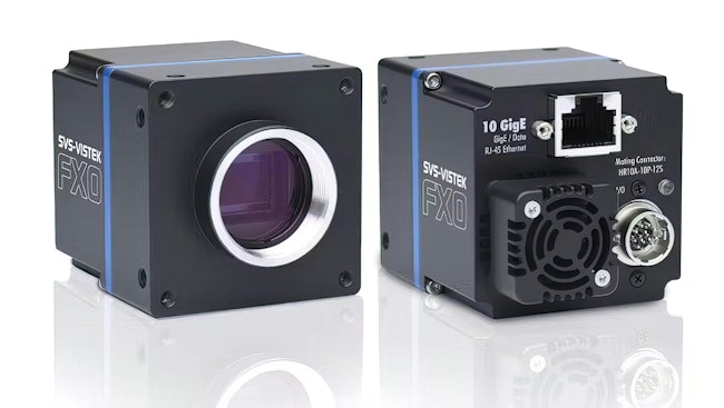 This ultraviolent machine vision camera from SVS-Vistek can be used for high-speed recycling sortation.