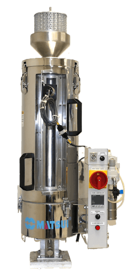 The Matsui LMD dryer is aimed at low-volume, high-precision molding. The Matsui LMD dryer is aimed at low-volume, high-precision molding.