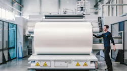 The SML W1300 can create rolls of film up to 4.9 feet in diameter.