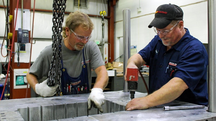 Mold repair and service make up a big part of Decatur Mold's business. Rhonda Lustenberger, majority owner and president of the North Vernon, Ind., mold making plant, says, 'repair work takes a different skill set that I think a lot of people don't have,' compared with building new molds, which 'can be more scientific,'