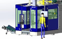 The Grey line is the latest in the KEB series of extrusion blow molding machines, which debuted in 1968. The Grey line is the latest in the KEB series of extrusion blow molding machines, which debuted in 1968.