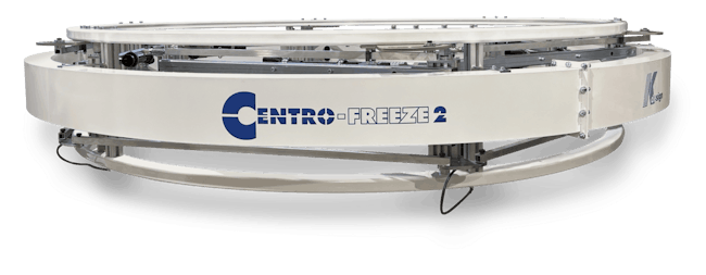 The Centro-Freeze 2 from Kdesign, part of Reifenhäuser Group, cools film bubbles.