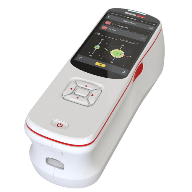 The Spectro P spectrophotometer from Datacolor is lightweight and offers consistent, accurate color measurements.