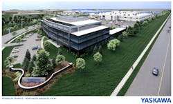Yaskawa America's campus expansion in Franklin, Wis., will include industrial robot manufacturing. Yaskawa America's campus expansion in Franklin, Wis., will include industrial robot manufacturing.