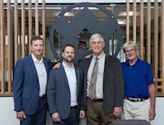 From left, Andrew Wheeler, president of Windmoeller & Hoelscher Corp.; Brad Humbolt, new president of Addex; and Addex co-founders Bob Cree and Rick von Kraus. From left, Andrew Wheeler, president of Windmoeller & Hoelscher Corp.; Brad Humbolt, new president of Addex; and Addex co-founders Bob Cree and Rick von Kraus.