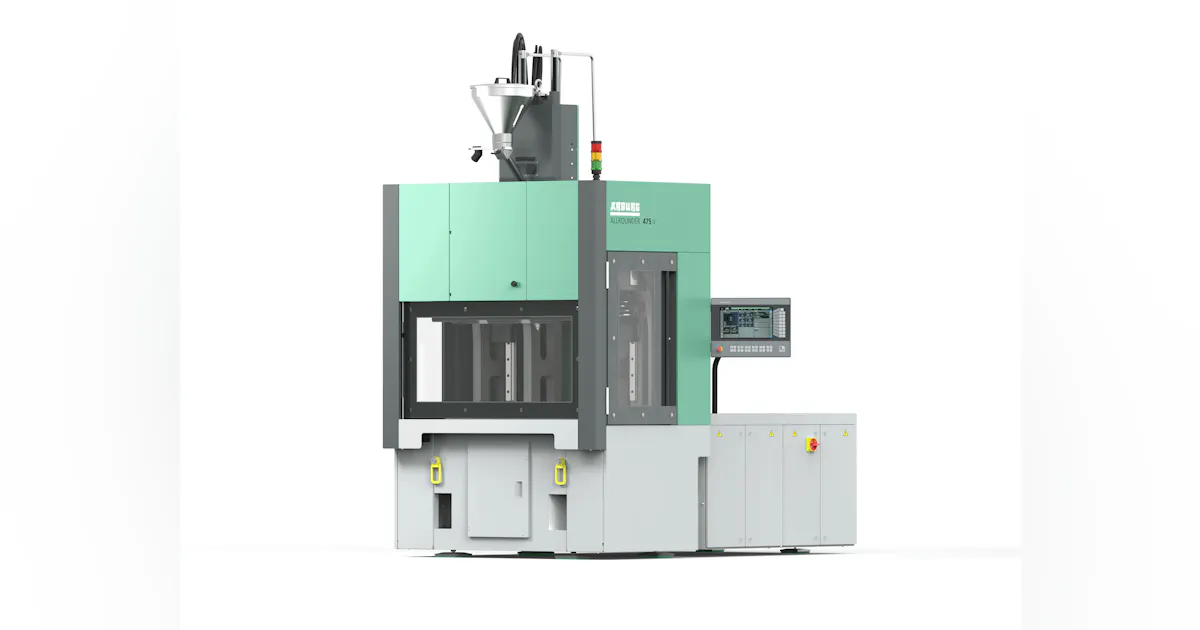 Arburg vertical injection molding machine tailored for overmolding ...