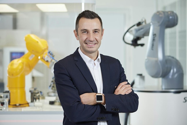 Adrien Brouillard is executive president of the robotics division of Stäubli.