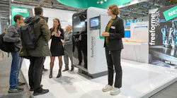 Arburg displayed a Freeformer 550-3X 3D printer at Formnext 2024.
