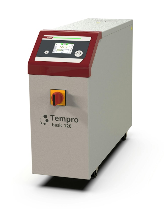 Wittmann's Tempro basic 120 temperature controller is designed for users of large machines.