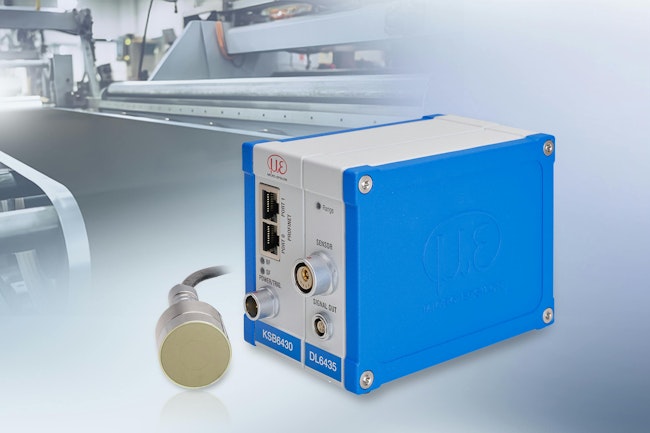 Micro-Epsilon's combiSENSOR KSB6430 provides precise measurements of electrode coatings for battery film.