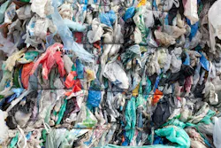 A bale of plastic film for recycling. Advanced recycling has the potential to process heavily contaminated or otherwise difficult materials, such as multilayer packaging.