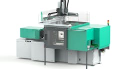 The new Trend line of injection molding machines from Arburg is designed for easy integration of automation. The new Trend line of injection molding machines from Arburg is designed for easy integration of automation.