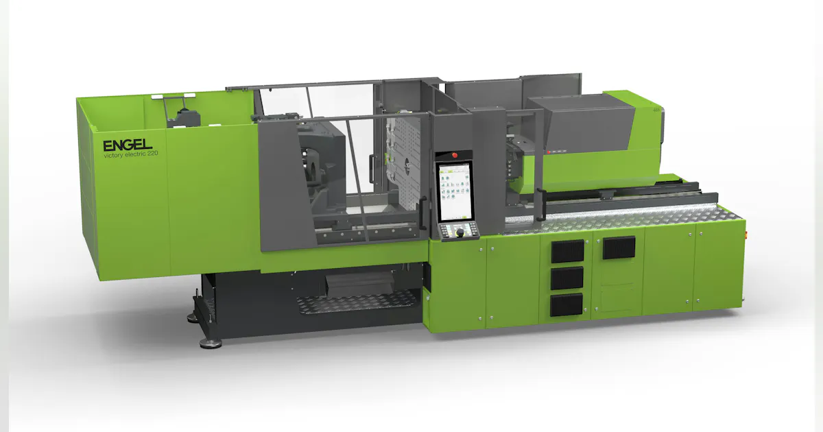 Teibar Injection Engel debuts tie-bar-less Victory Electric 220 injection molding ...