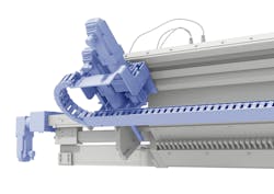 Reifenhäuser's PAM 2.0 automation system uses electric actuators to control film and sheet extrusion tooling. Reifenhäuser's PAM 2.0 automation system uses electric actuators to control film and sheet extrusion tooling.