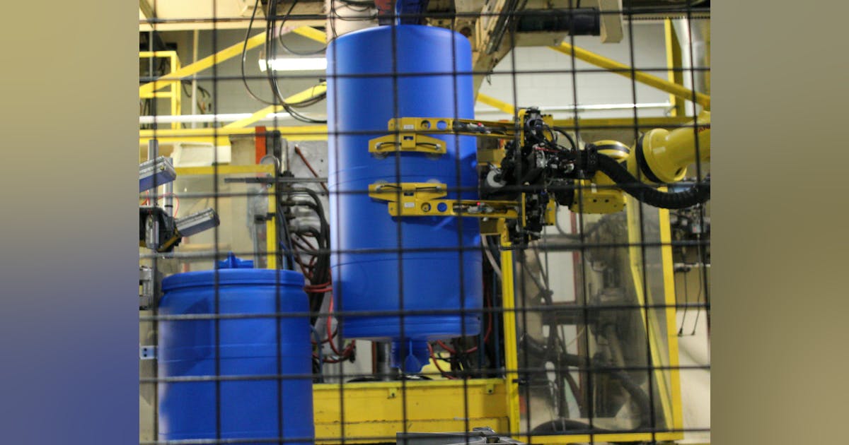 Automating the production of industrial plastic drums | Plastics ...