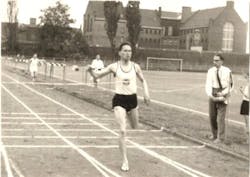 Harald Feuerherm was a promising track athlete who gave up a chance to train for the Olympics because it would interfere with his studies. Harald Feuerherm was a promising track athlete who gave up a chance to train for the Olympics because it would interfere with his studies.