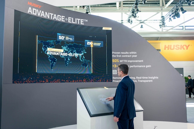 Husky's Advantage+Enterprise monitoring solution, built on its Advantage+Elite platform, debuted at Drinktec 2025.