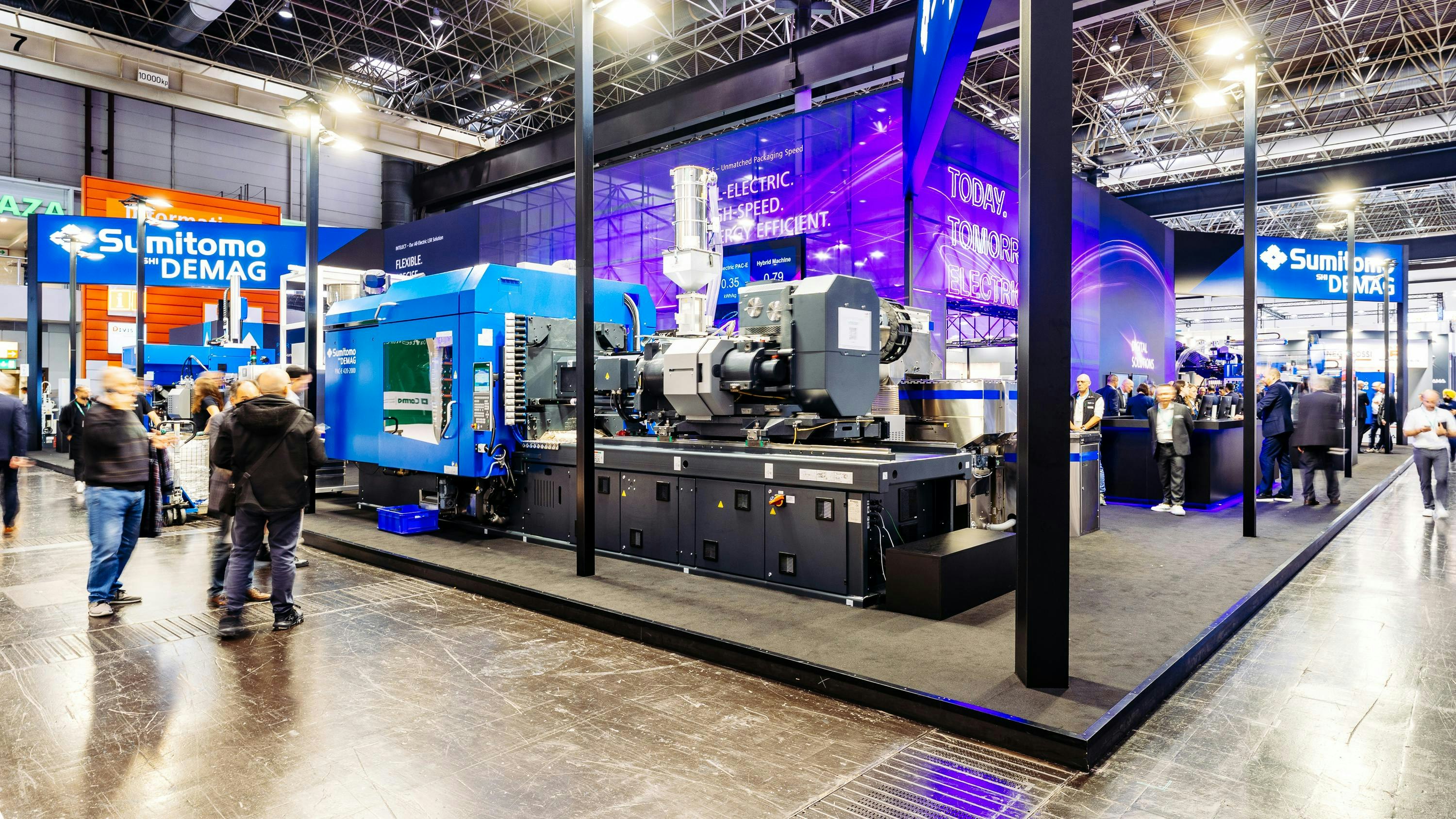 Sumitomo (SHI) Demag's stand at K 2025.
