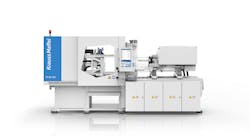 KraussMaffei's redesigned PX series of all-electric injection molding machines is more efficient, compact and easy to operate. KraussMaffei's redesigned PX series of all-electric injection molding machines is more efficient, compact and easy to operate.