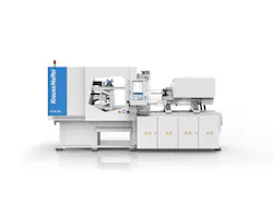 KraussMaffei's redesigned PX series of all-electric injection molding machines is more efficient, compact and easy to operate. KraussMaffei's redesigned PX series of all-electric injection molding machines is more efficient, compact and easy to operate.