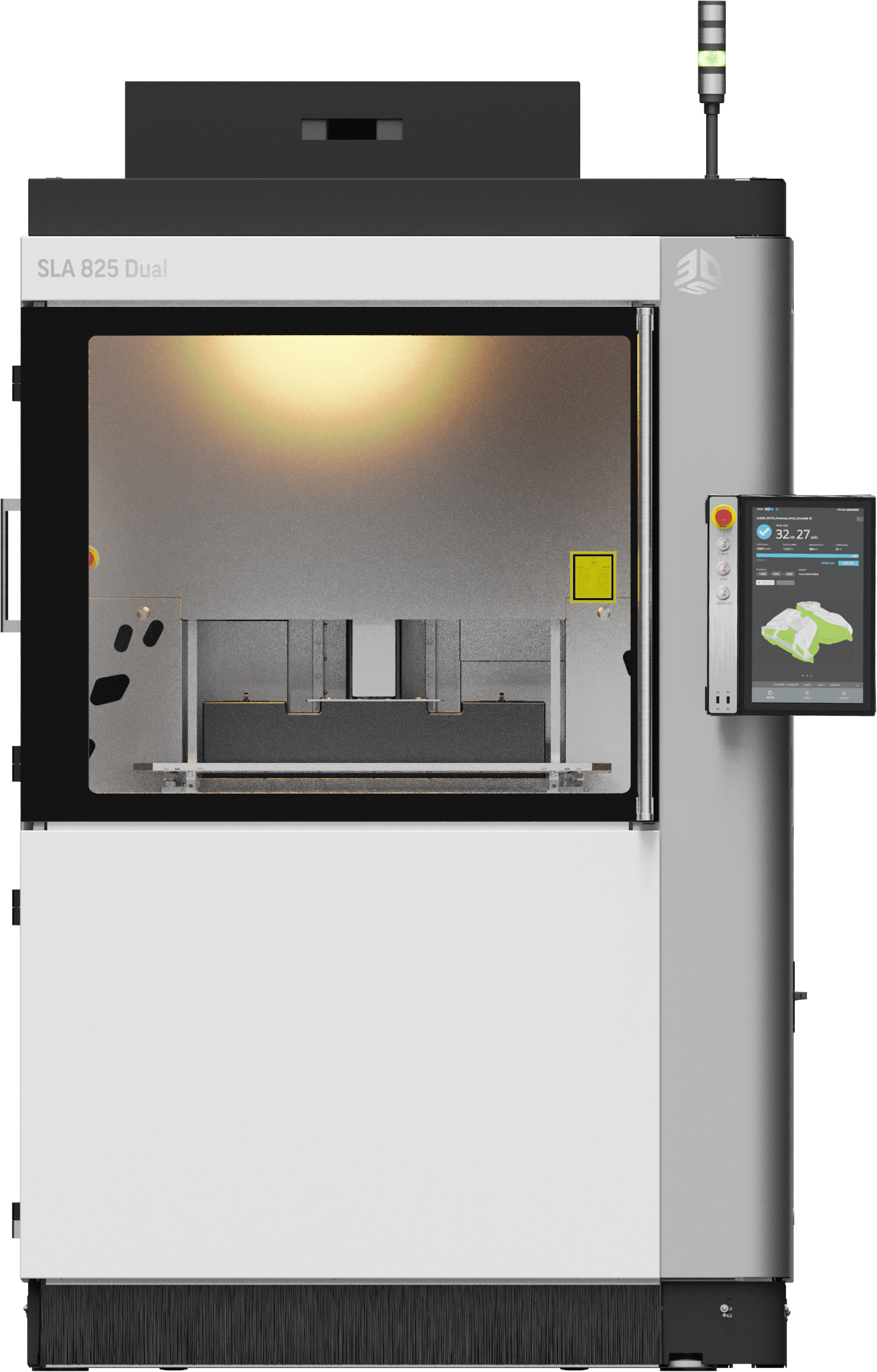 3D Systems' SLA 825 Dual printer is designed for 24/7 stereolithographic production.