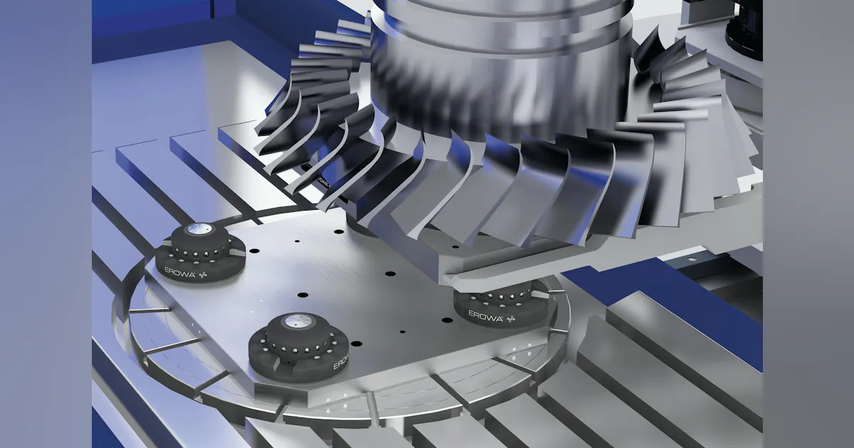 Giant Tooling System secures large workpieces | Plastics Machinery ...