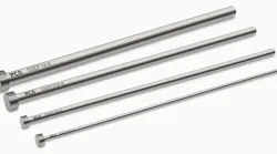 These corrosion-resistant PCS ejector pins are available in inch and metric versions.