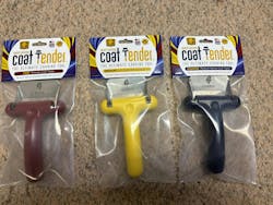 The Coat Tender dog grooming tool. The Coat Tender dog grooming tool.