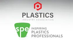 Combined logos for Plastics Industry Association and SPE