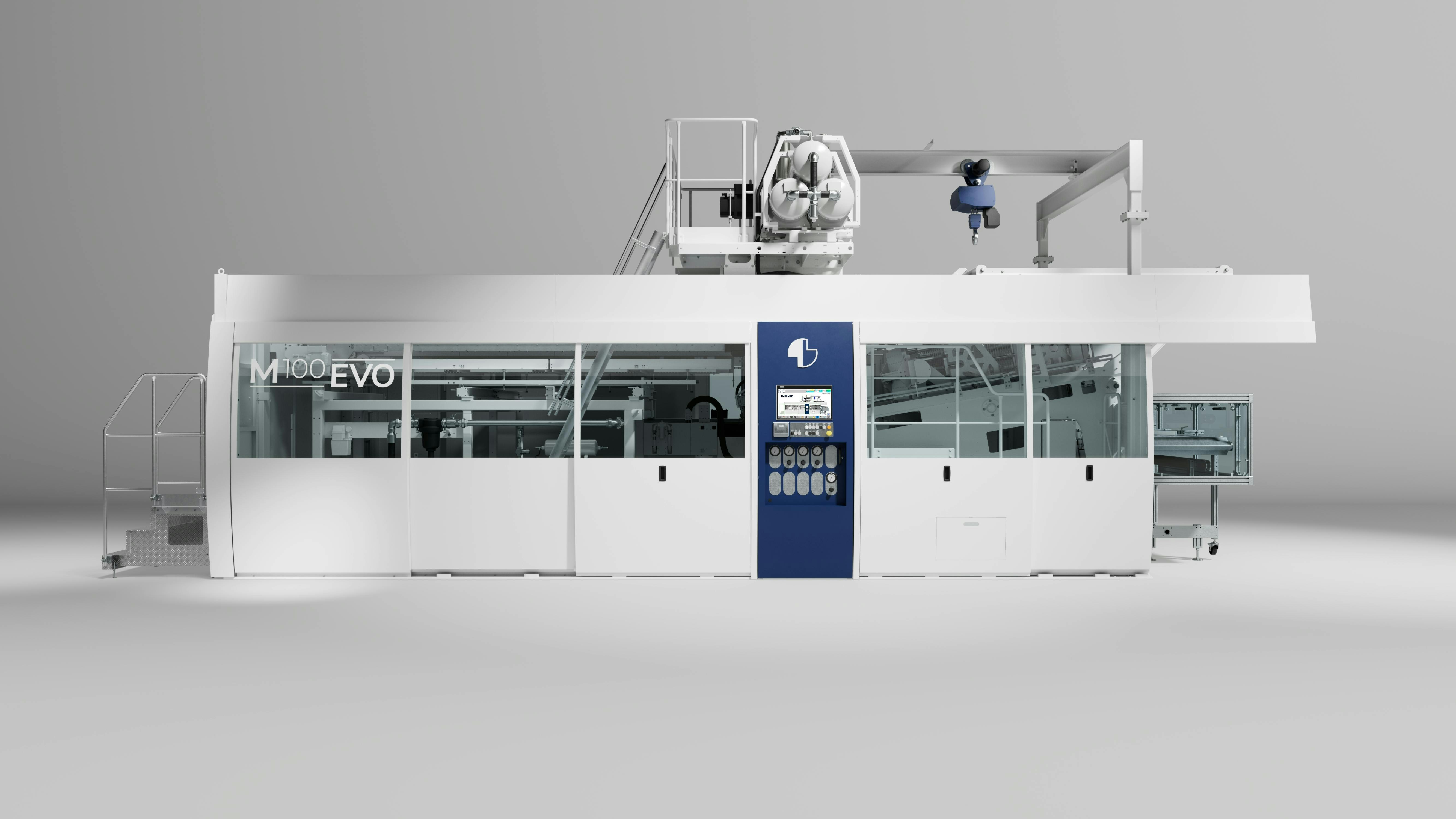 The M100 Evo is the fourth and largest in Gabler's series of large-scale thermoformers.