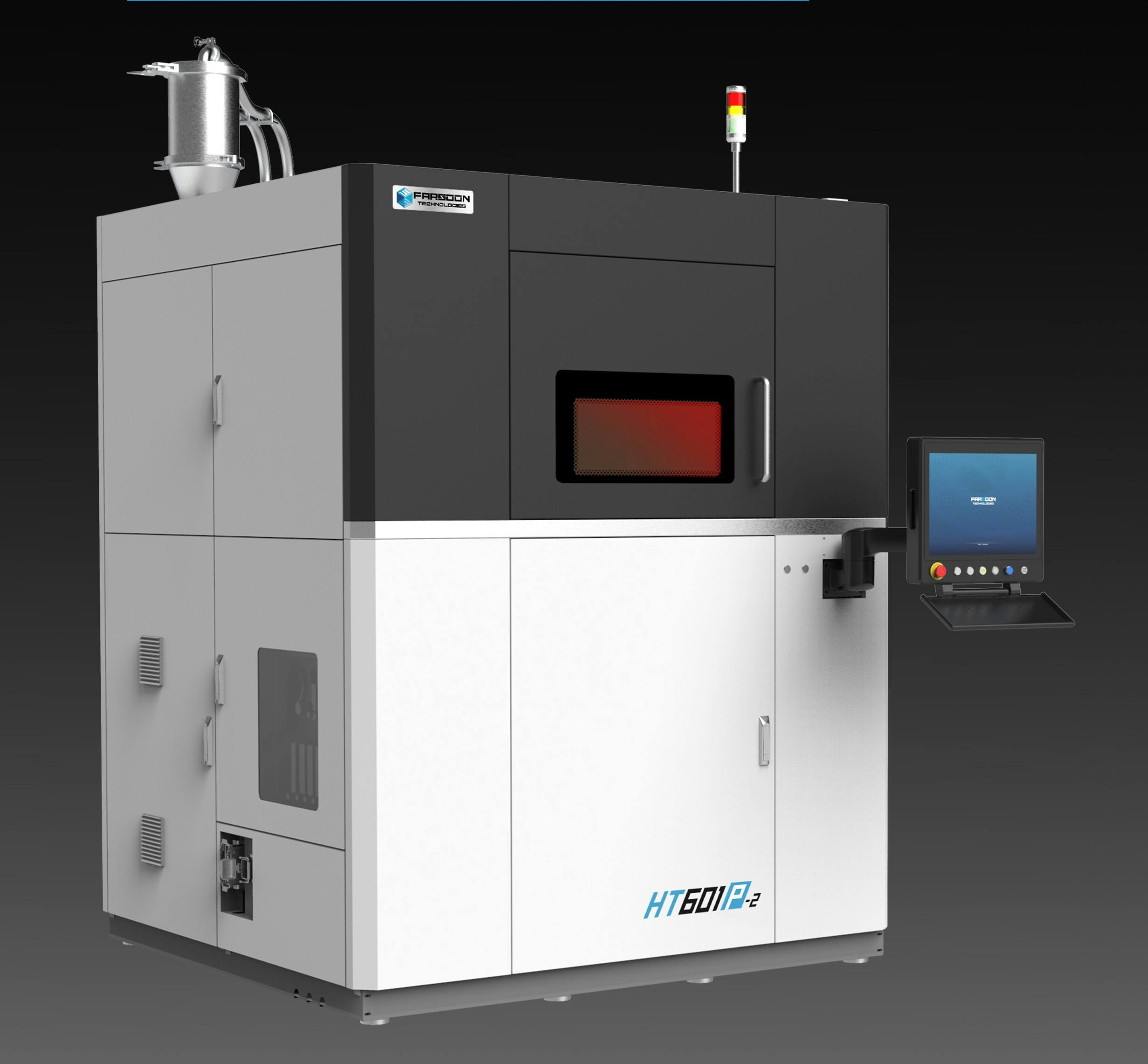 Farsoon's HT601P-2 3D printer is capable of continuous production of either large-scale parts or high-density batch production of smaller parts.