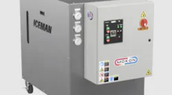 Mokon's portable chillers now employ environmentally friendly refrigerant.