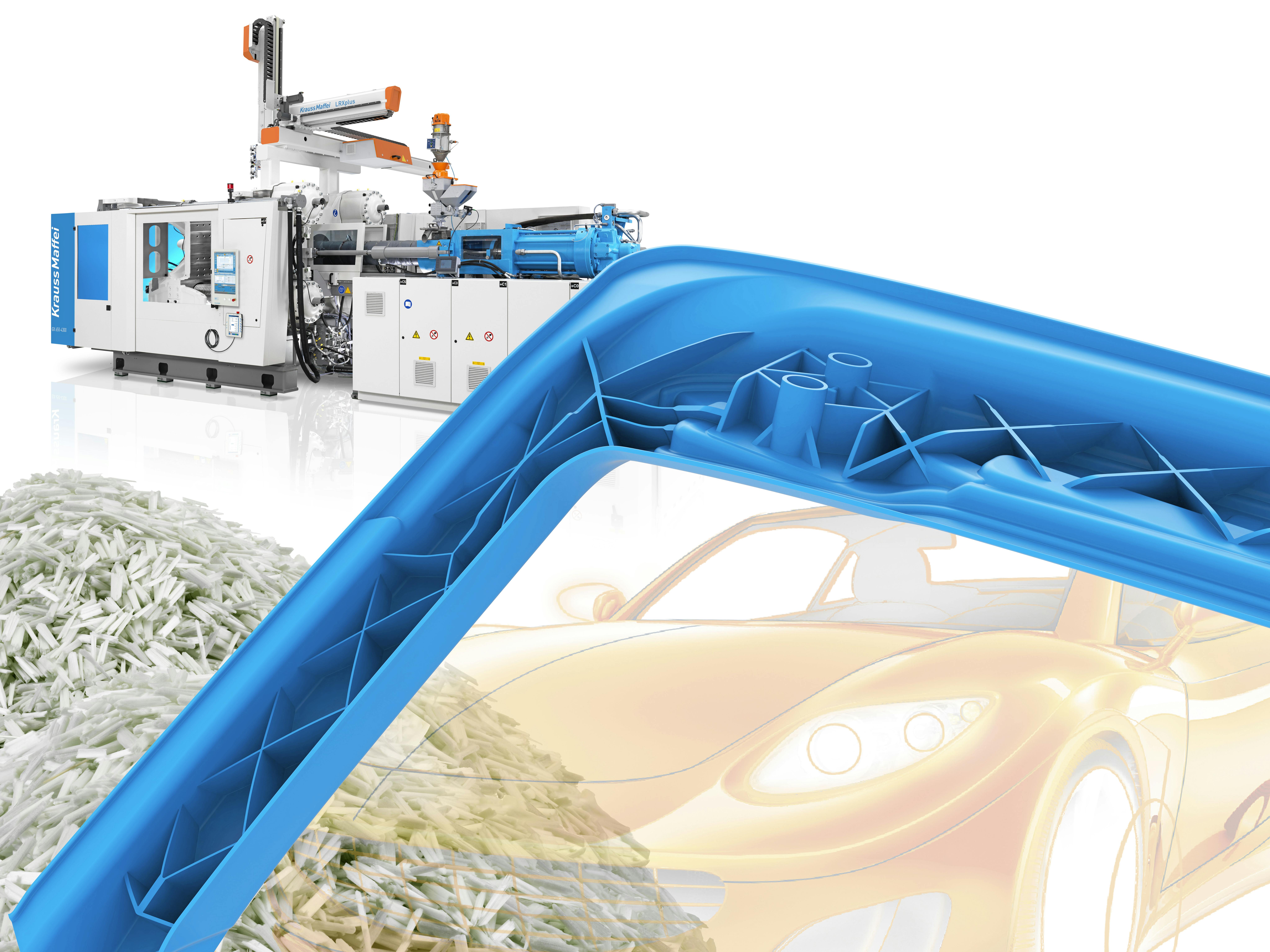 KraussMaffei's Chopped Fiber Processing technology is aimed at markets including automotive, aerospace and energy.