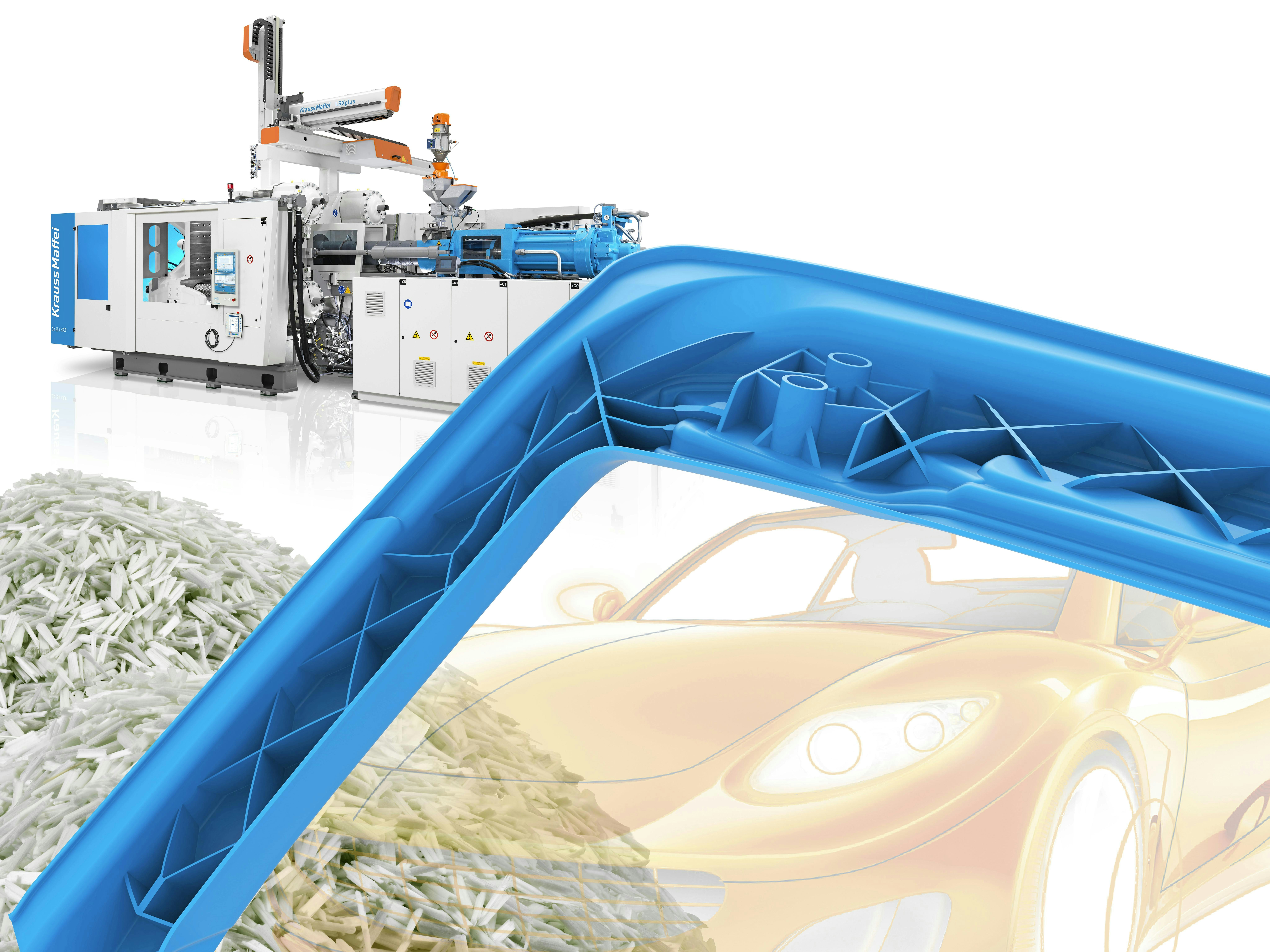 KraussMaffei's Chopped Fiber Processing technology is aimed at markets including automotive, aerospace and energy.